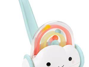 Skip hop Silver lining cloud rainbow push toy